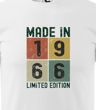 Tricou personalizat 60 ani, LIMITED edition YEAR [1]