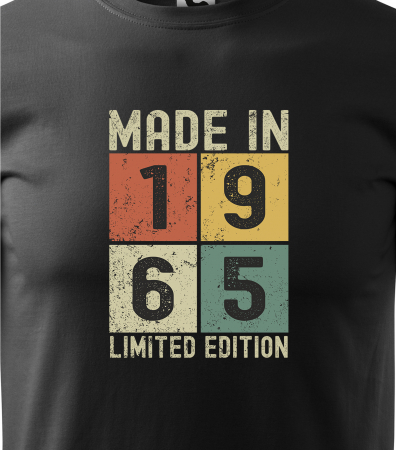 Tricou personalizat 60 ani, LIMITED edition YEAR [1]