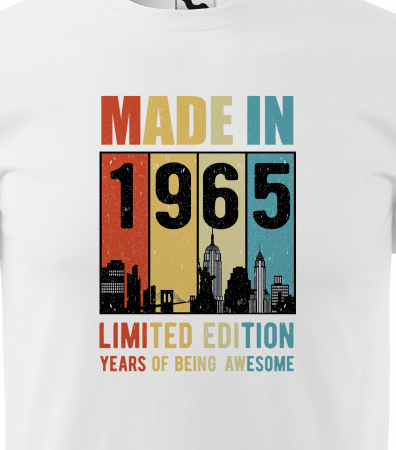 Tricou personalizat 60 ani, Made IN - LIMITED edition [1]
