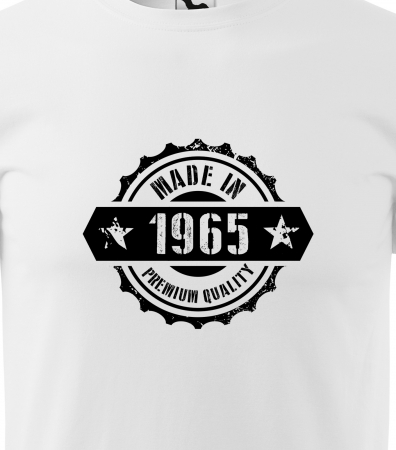 Tricou personalizat 60 ani, Made In - Premium Quality [1]