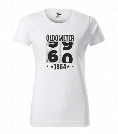 Tricouri cadou 60 ani - Tricou personalizat 60 ani, Oldometer