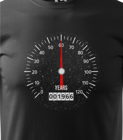 Tricou personalizat 60 ani, Speed Your Age [1]