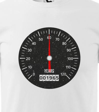 Tricou personalizat 60 ani, Speed Your Age [1]