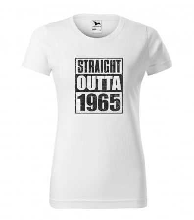 Tricouri aniversare - Tricou personalizat 60 ani, STRAIGHT outta