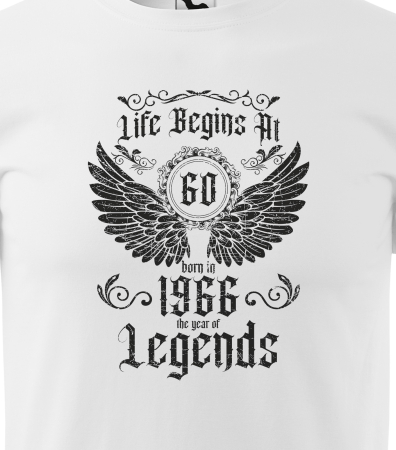 Tricou personalizat 60 ani, The year of the LEGENDS [1]