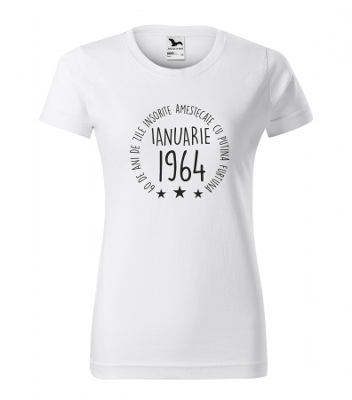 Tricouri - Tricou personalizat 61 ani, Zile INSORITE amestecate cu FURTUNA