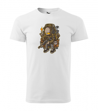 Tricouri gameri - Tricou personalizat pentru cei pasionati de gaming, cadoul perfect, Candle Light Soldier