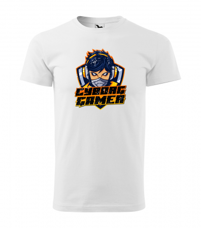 Tricouri gameri - Tricou personalizat pentru cei pasionati de gaming, cadoul perfect, Cyborg Gamer