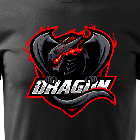 Tricou personalizat pentru cei pasionati de gaming, cadoul perfect, Dragon War [1]