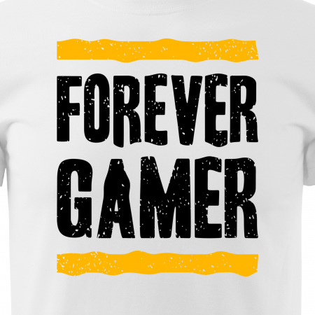 Tricou personalizat pentru cei pasionati de gaming, cadoul perfect, Forever a Gamer [1]