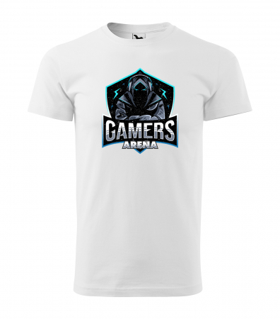 Tricouri gameri - Tricou personalizat pentru cei pasionati de gaming, cadoul perfect, Gamers Arena Shield