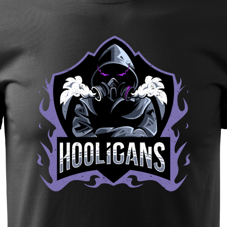 Tricou personalizat pentru cei pasionati de gaming, cadoul perfect, Hooligans Shield [1]