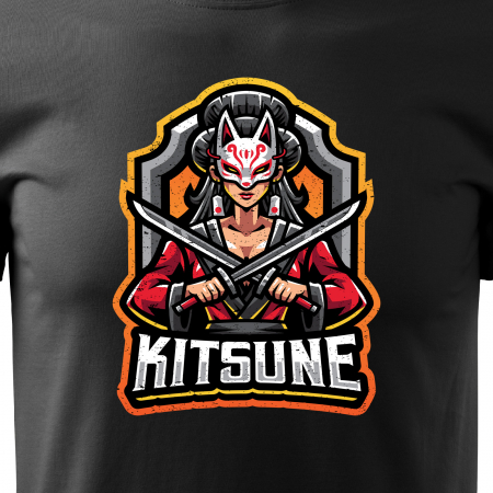 Tricou personalizat pentru cei pasionati de gaming, cadoul perfect, Kitsune Mistress [1]