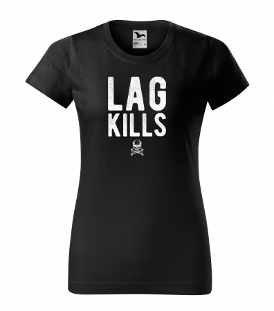 Tricouri gameri - Tricou personalizat pentru cei pasionati de gaming, cadoul perfect, Lag Kills