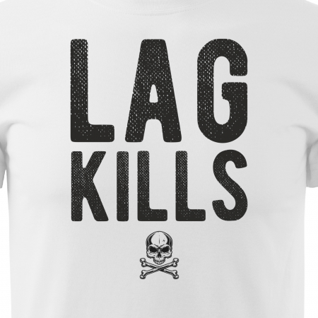 Tricou personalizat pentru cei pasionati de gaming, cadoul perfect, Lag Kills [1]