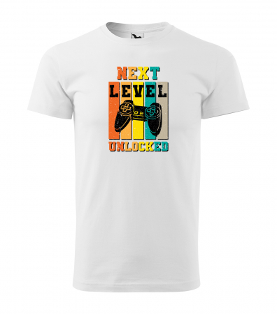 Tricouri gameri - Tricou personalizat pentru cei pasionati de gaming, cadoul perfect, Lets Unlock The Next Level