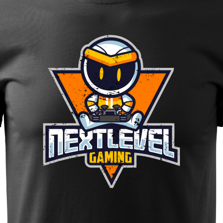 Tricou personalizat pentru cei pasionati de gaming, cadoul perfect, Next Level Gaming Robot [1]