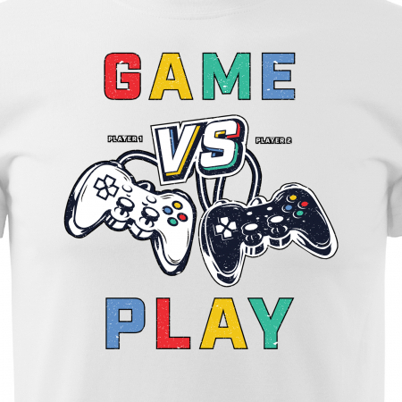 Tricou personalizat pentru cei pasionati de gaming, cadoul perfect, Player Vs Player [1]