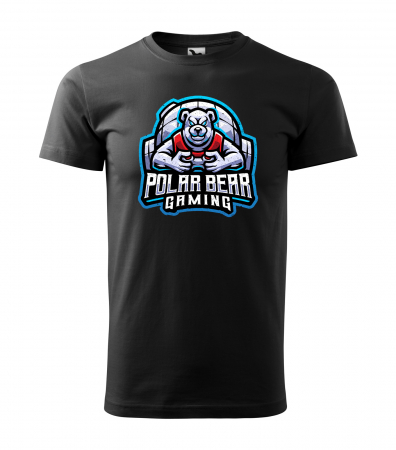 Tricouri gameri - Tricou personalizat pentru cei pasionati de gaming, cadoul perfect, Polar Bear Gaming