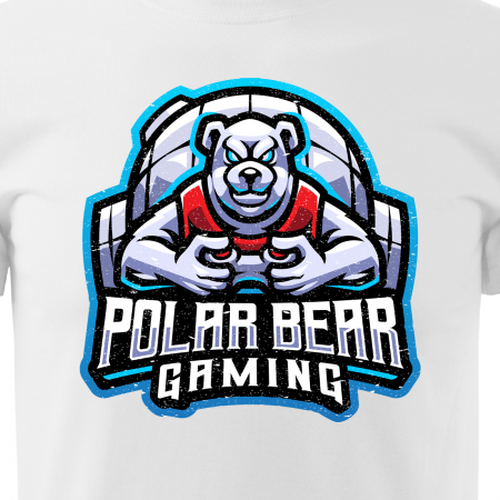 Tricou personalizat pentru cei pasionati de gaming, cadoul perfect, Polar Bear Gaming [1]