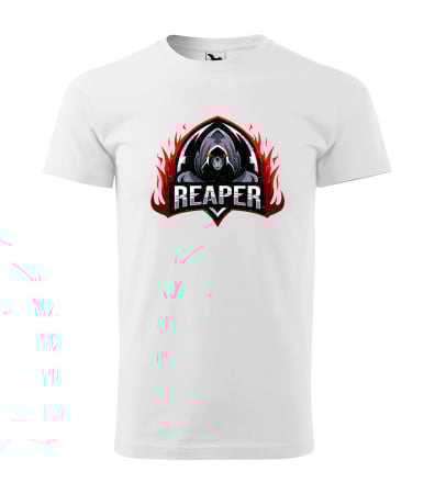 Tricouri gameri - Tricou personalizat pentru cei pasionati de gaming, cadoul perfect, Reaper Fighter Shield