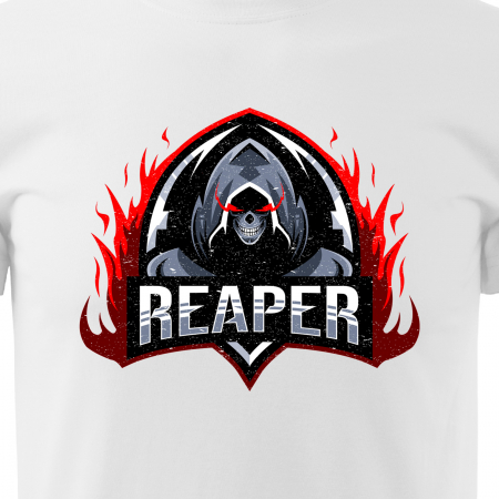 Tricou personalizat pentru cei pasionati de gaming, cadoul perfect, Reaper Fighter Shield [1]