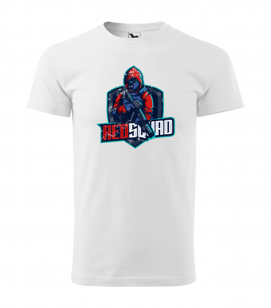 Tricouri gameri - Tricou personalizat pentru cei pasionati de gaming, cadoul perfect, Red Squad Soldier