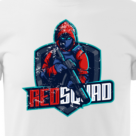 Tricou personalizat pentru cei pasionati de gaming, cadoul perfect, Red Squad Soldier [1]