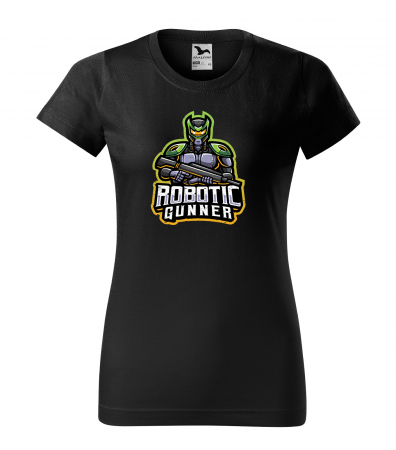 Tricouri gameri - Tricou personalizat pentru cei pasionati de gaming, cadoul perfect, Robotic Gunner