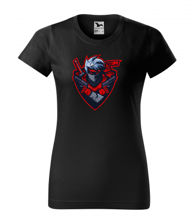 Tricouri gameri - Tricou personalizat pentru cei pasionati de gaming, cadoul perfect, Samurai Fighter Shield