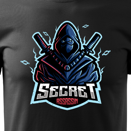 Tricou personalizat pentru cei pasionati de gaming, cadoul perfect, Secret Assassin [1]