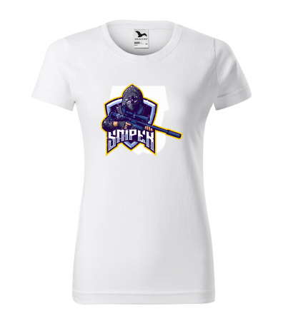 Tricouri gameri - Tricou personalizat pentru cei pasionati de gaming, cadoul perfect, Sniper Soldier