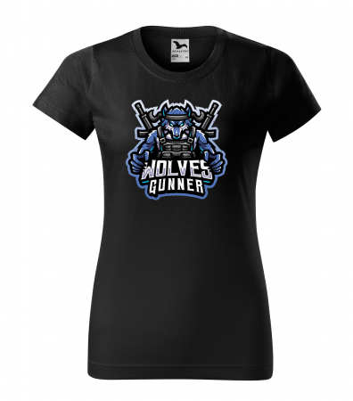 Tricouri gameri - Tricou personalizat pentru cei pasionati de gaming, cadoul perfect, Wolves Gunner