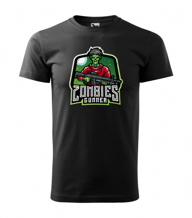 Tricouri gameri - Tricou personalizat pentru cei pasionati de gaming, cadoul perfect, Zombie Gunners