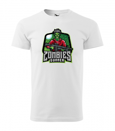 Tricouri gameri - Tricou personalizat pentru cei pasionati de gaming, cadoul perfect, Zombie Gunners