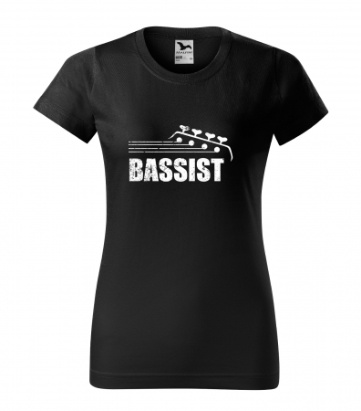 Tricouri music is life - Tricou personalizat pentru cei pasionati de muzica, cadoul perfect, Bassist