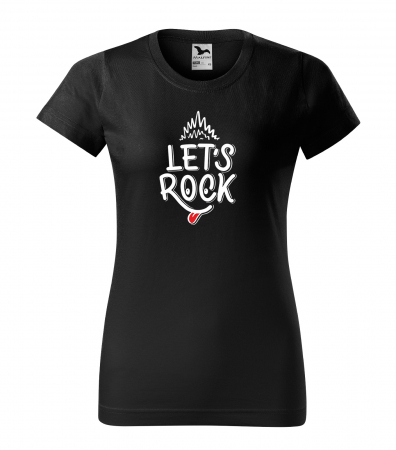 Tricouri music is life - Tricou personalizat pentru cei pasionati de muzica, cadoul perfect, Lets Rock