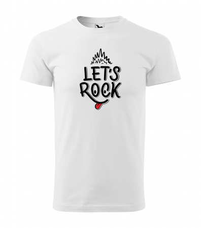 Tricouri music is life - Tricou personalizat pentru cei pasionati de muzica, cadoul perfect, Lets Rock