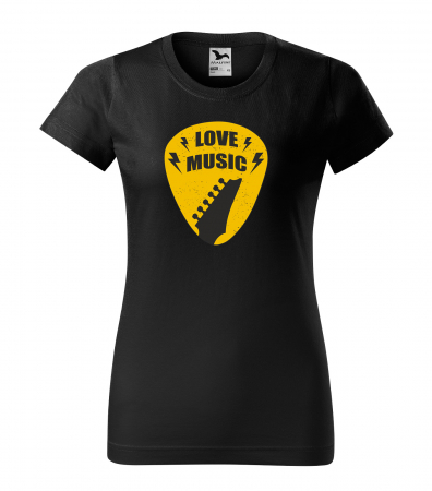 Tricouri music is life - Tricou personalizat pentru cei pasionati de muzica, cadoul perfect, Love Music Shield