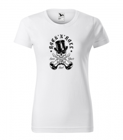 Tricouri music is life - Tricou personalizat pentru cei pasionati de muzica, cadoul perfect, Two Guitars - Rock'N'Roll