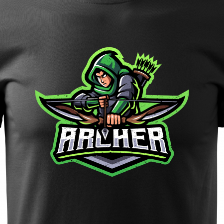Tricou personalizat pentru gameri, cadoul perfect, Archer Warrior [1]