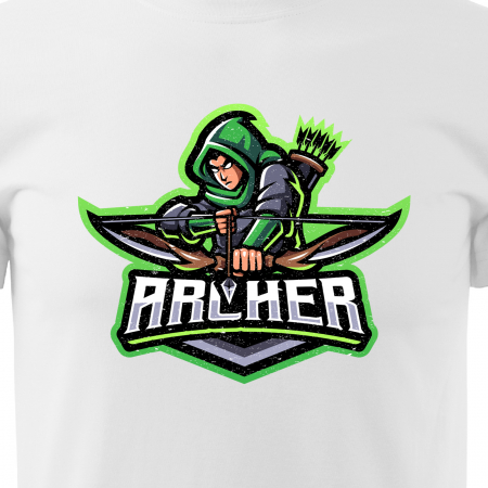 Tricou personalizat pentru gameri, cadoul perfect, Archer Warrior [1]