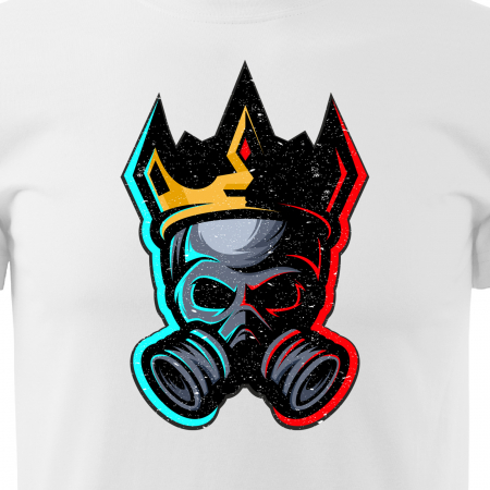 Tricou personalizat pentru gameri, cadoul perfect, Crown Skull Player [1]