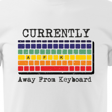 Tricou personalizat pentru gameri, cadoul perfect, Currently AFK [1]