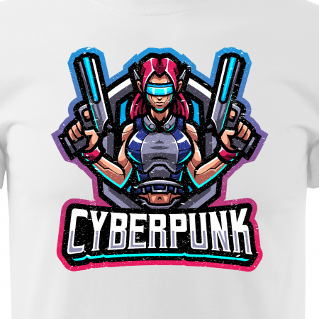 Tricou personalizat pentru gameri, cadoul perfect, Cyber Punk [1]
