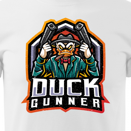 Tricou personalizat pentru gameri, cadoul perfect, Duck Gunner [1]