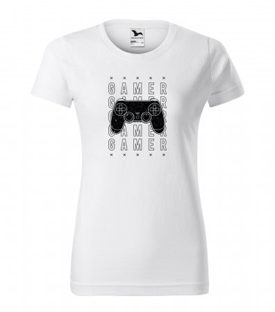 Tricouri gameri - Tricou personalizat pentru gameri, cadoul perfect, Gamer Gamer Gamer
