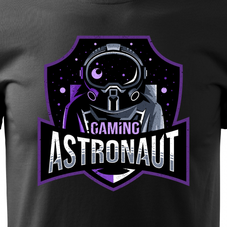 Tricou personalizat pentru gameri, cadoul perfect, Gaming Astronaut [1]