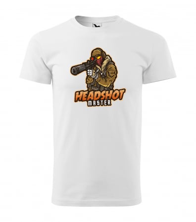 Tricouri gameri - Tricou personalizat pentru gameri, cadoul perfect, Headshot Master