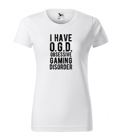 Tricouri gameri - Tricou personalizat pentru gameri, cadoul perfect, I Have Obsesive Gaming Disorder
